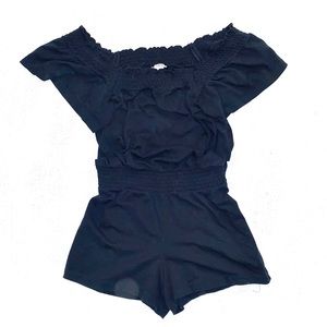 J. Crew black romper